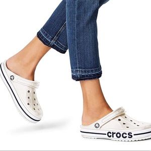Crocs White Bayaband Clog NWT